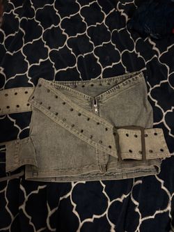 Denim Skirt Size M Stretchy 