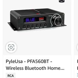 PyleUsa - PFA560BT - Wireless Bluetooth Home Audio Amplifier - 100W 5.1 Channel Home Theater Power Stereo Receiver, Surround Sound w/HDMI, AUX, FM Ant