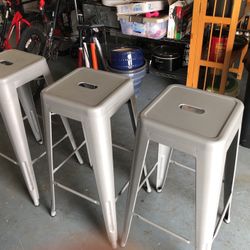 Silver Stools