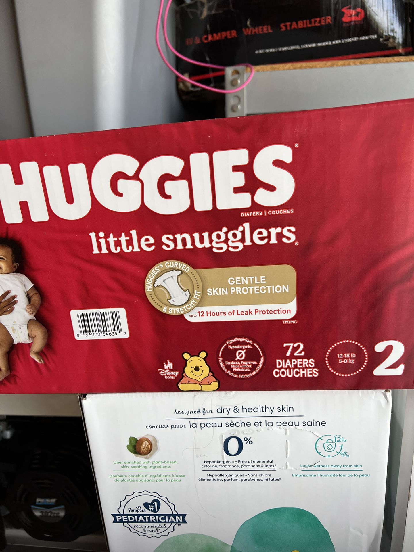 new born pampers  hugies dize 2