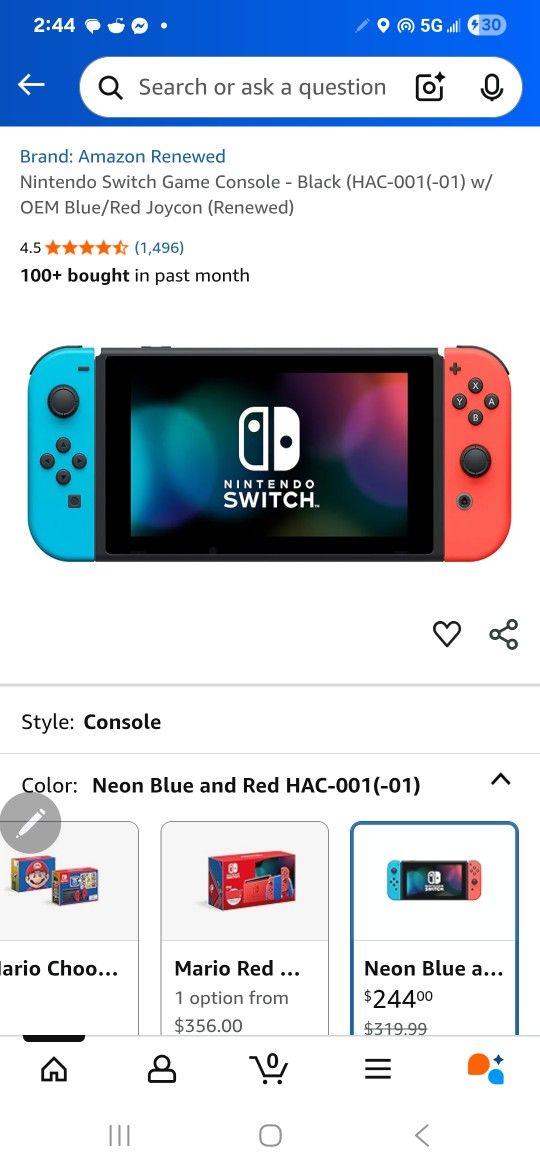 Nintendo Ds Switch