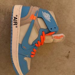 Jordan, one off white UNCs