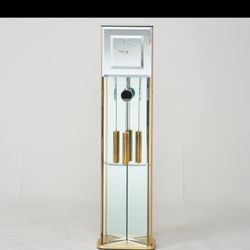 Art Deco Mirrored Grandfather Clock Vintage