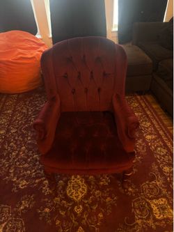 Vintage Velvet Chair