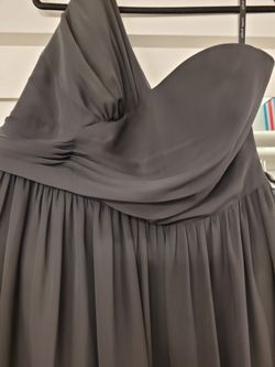 Black bridesmaid dress