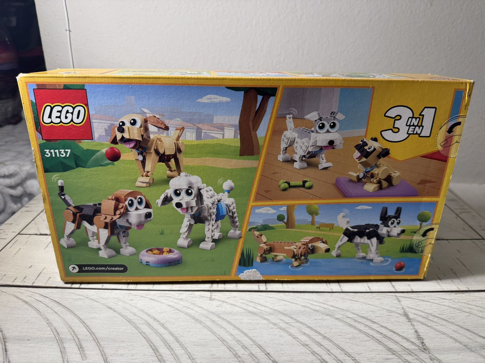 LEGO Creator 3 in 1 Adorable Dogs Animal Figures Toys 31137