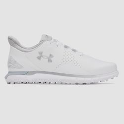 Under Armour Men's UA Drive Fade White Golf Shoes Size 9.5