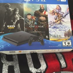 PS4 Slim 1TB bundle with The Last of Us Remastered, God of War, and Horizon Zero Dawn
