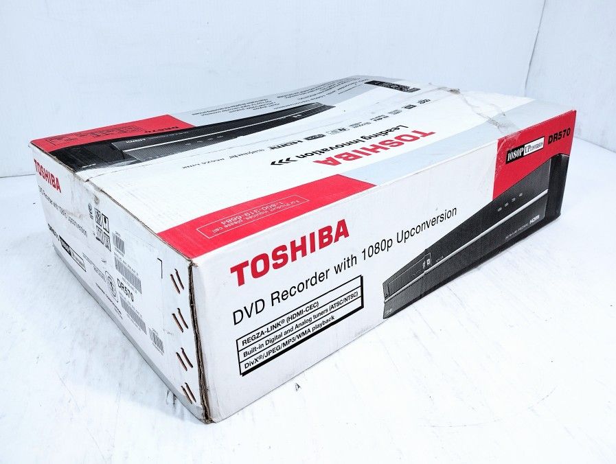 Toshiba DR570 DVD Video Recorder New Open Box