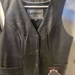 Women's Unik XL leather vest