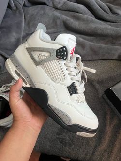 Jordan 4 white cement
