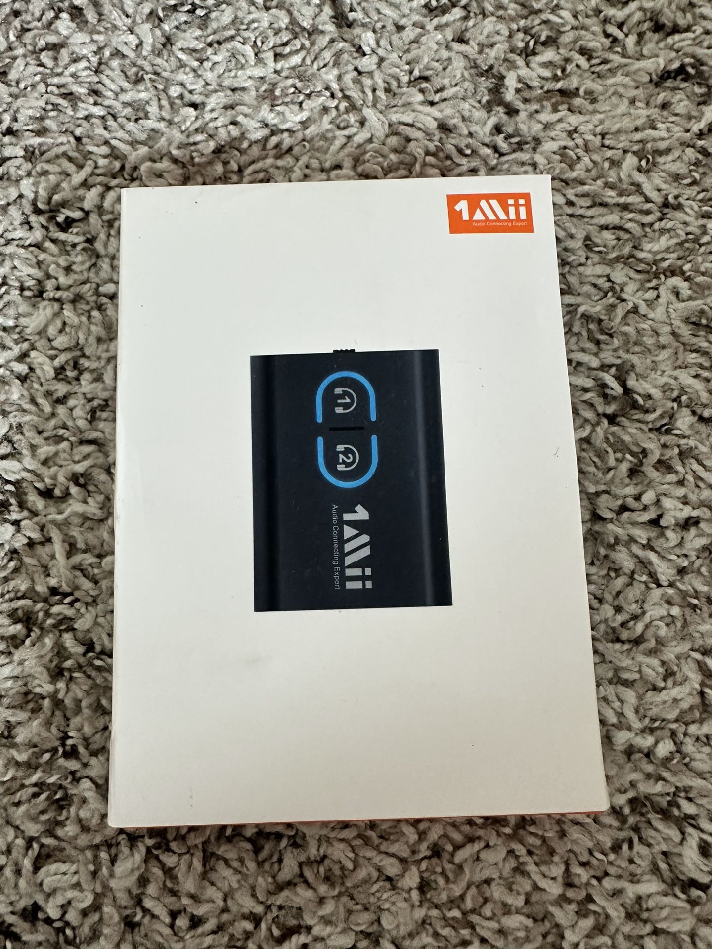 1Mii Bluetooth 5.3 Transmitter Receiver for TV to Wireless Headphones, Dual Link AptX Adaptive/Low Latency/HD Audio, Aux Adapter for Home Stereo, Airp