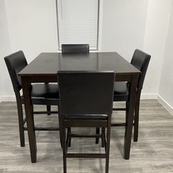 Counter Height Table With 4 Chairs