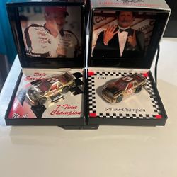 Dale Earnhardt Sr 2 Gold Cars 1/64 Scale