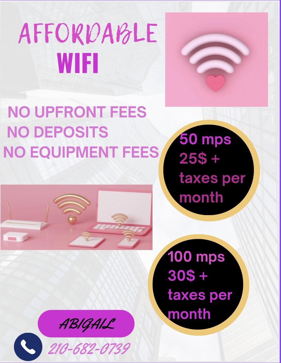 Affordable WiFi