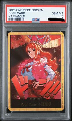 Gold Don Nami EB03 OPTCG PSA10