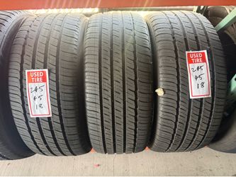 245/45/18 Michelin (3 Tires) $60.00/ Each