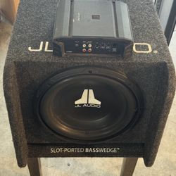 12” JL Audio Sub With Alpine Amp 