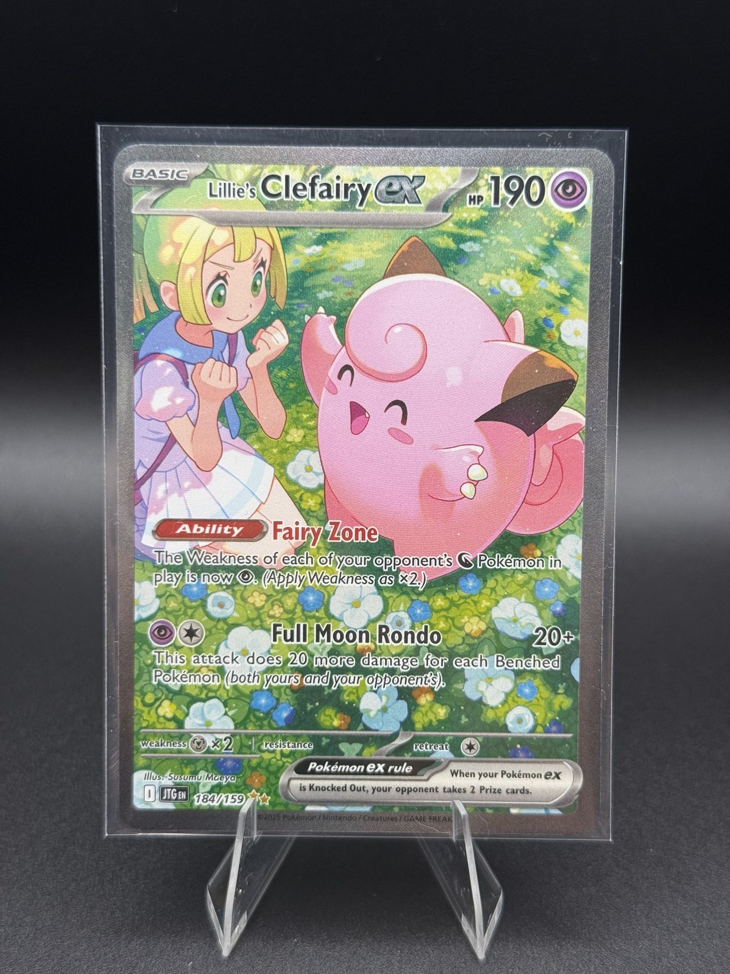 Lillie's Clefairy ex 184/159 Pokemon Journey Together Holo