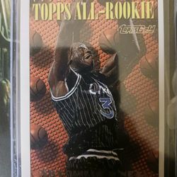 Super Nice Topps All- Rookie Shaquille O'Neal Rookie Card MINT 
