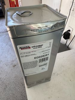 Lincoln welding rod 7018 1/8” x 14” 50 pounds