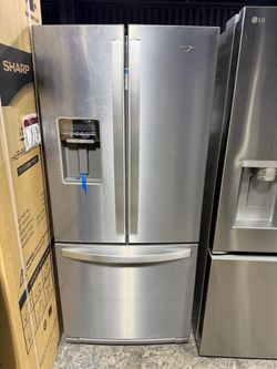 Brand new Whirlpool 19.7 cu. ft. French Door Refrigerator in Fingerprint Resistant Stainless Steel