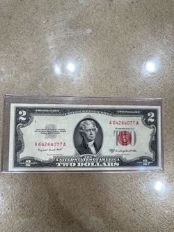1953-B $2 US Note Red Seal