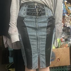 Denim Pencil Skirt - size  5/6