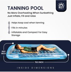 Reybed Inflatable Tanning Pool