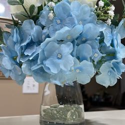 Blue / White Centerpieces 