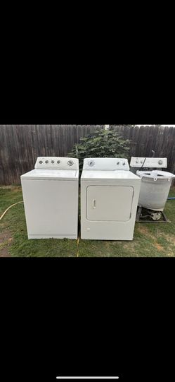 Whirpool Brand Washer And Gas Dryer Everything Works Well 3 Months Warranty 