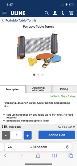 Portable Table Tennis