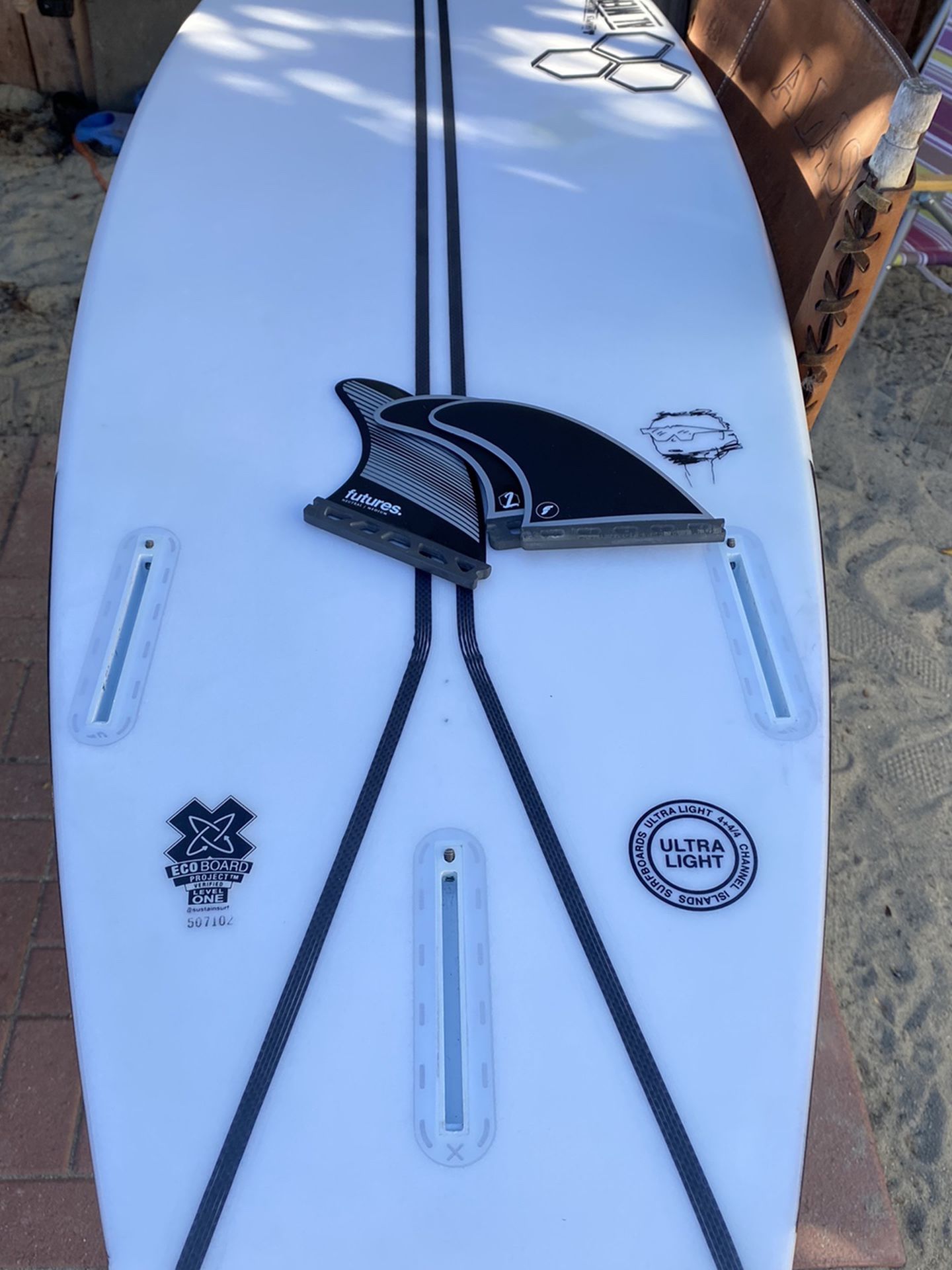 Channel Islands Neck beard 2 Surfboard