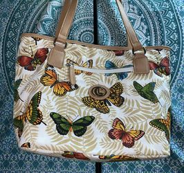 SUPER CHIC Multi Zipper Butterfly Purse 🦋👜 