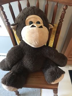 Jungle Friends (KellyToy) Jumbo Brown Plush Stuffed Monkey 27"-30"