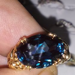 Blue Sapphire 925 Ring