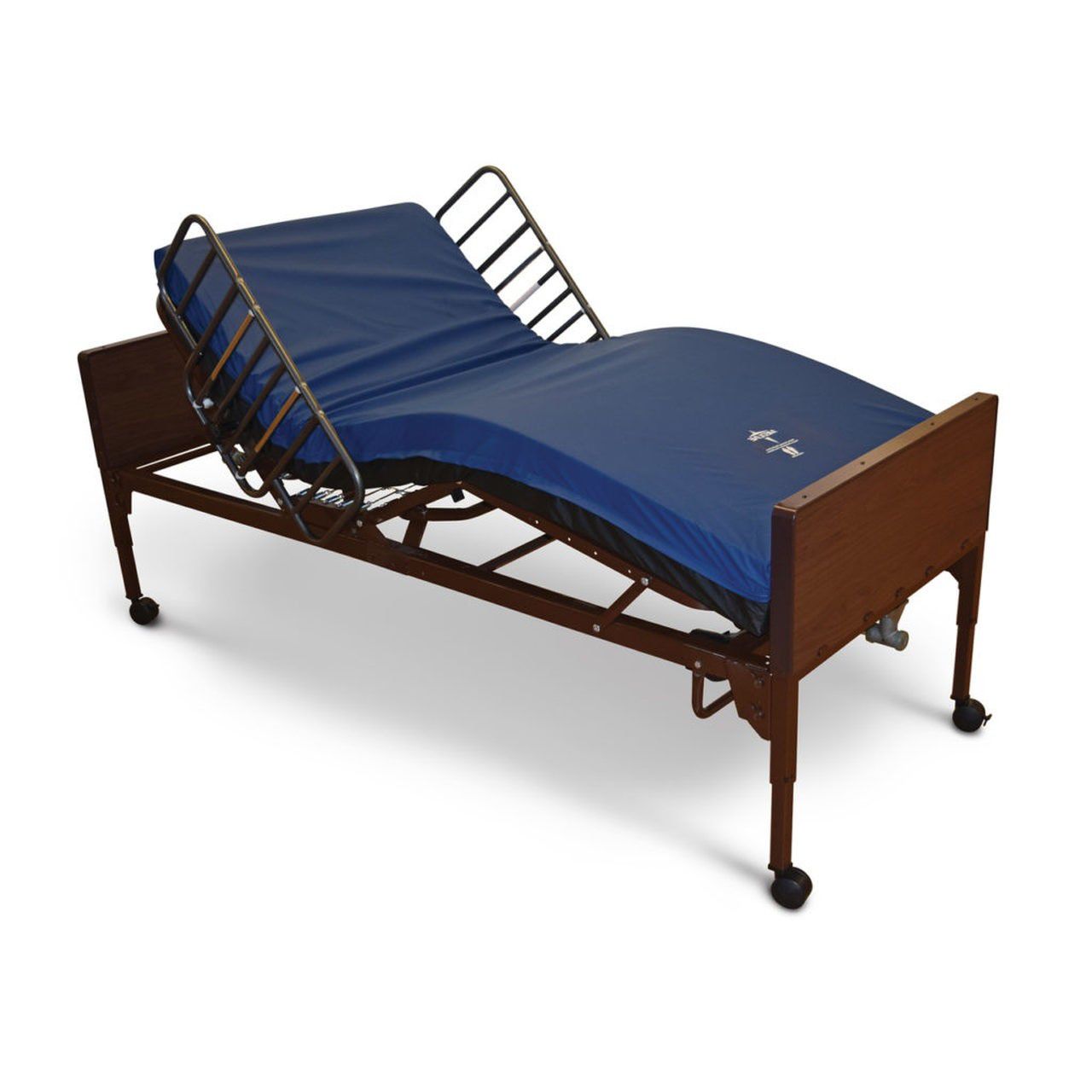 Hospital bed with mattress