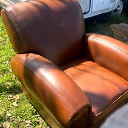 leather full recliner 