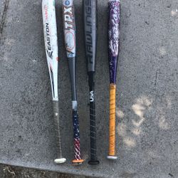 Base Ball Bats Size 28 Fast Pitch