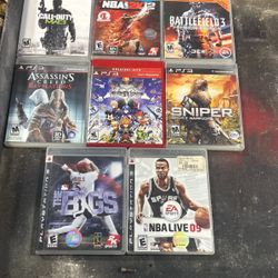 PS3 Games 5$ Each