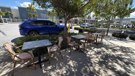 Two Seats Stone Tables