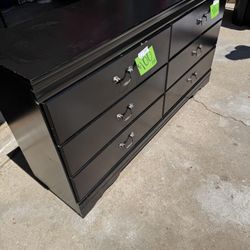 Black 6-Drawer Dresser – $100 OBO