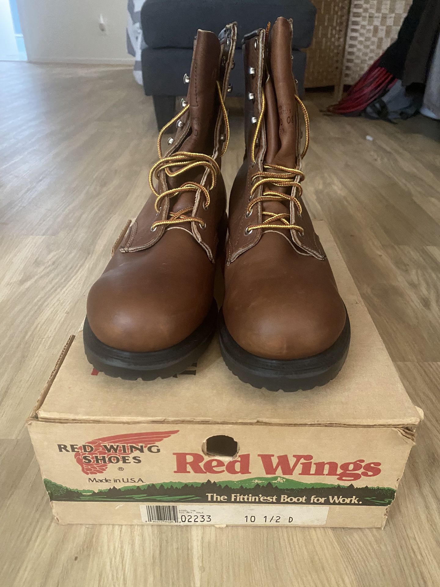 Red Wings Steel Toe Boots