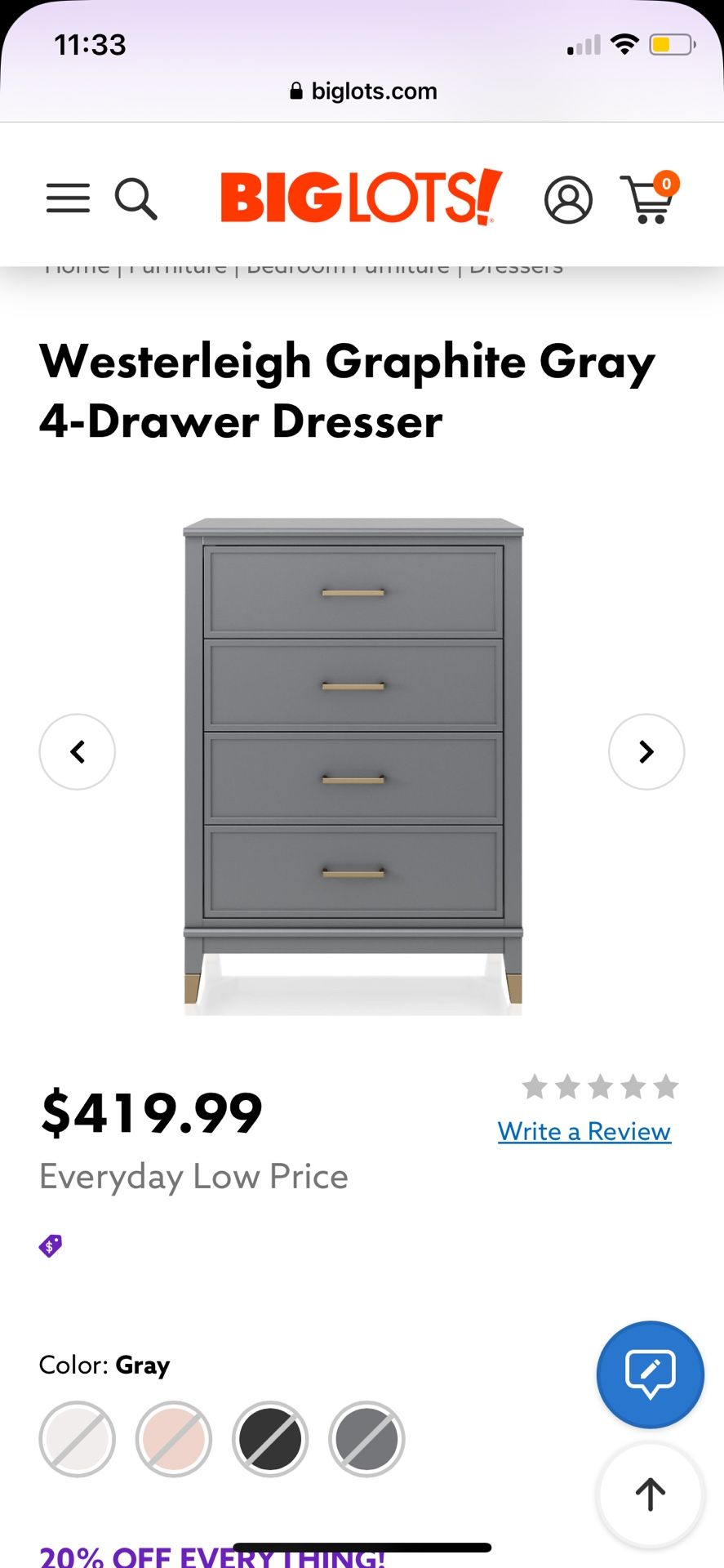 Grey Dresser