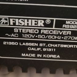 Stereo Receiver 270 Watt Fisher