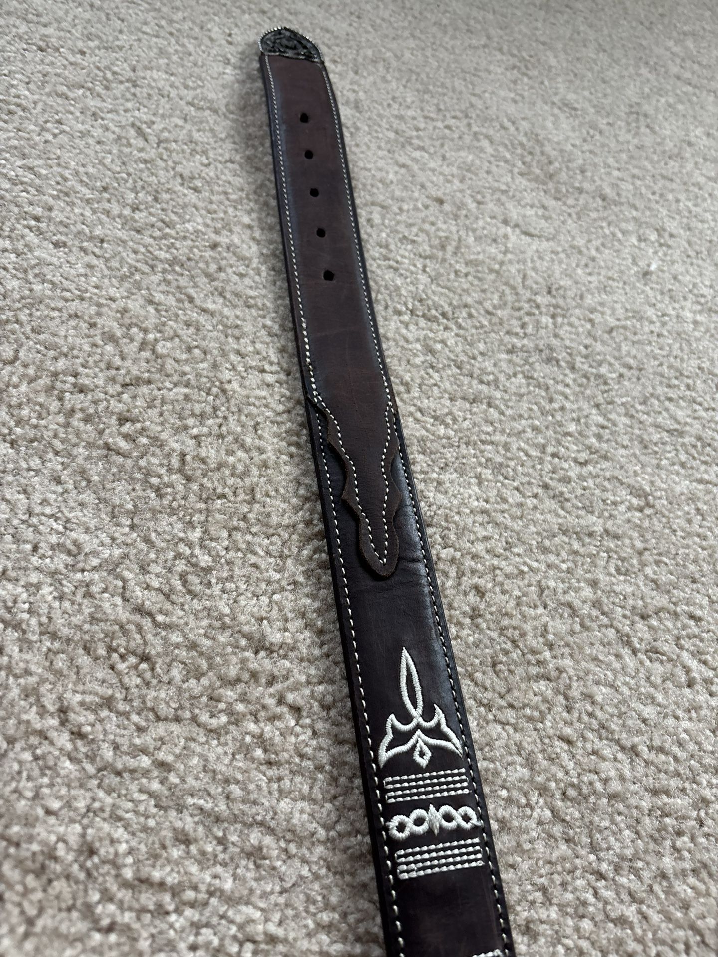 Two Small Leather Belt