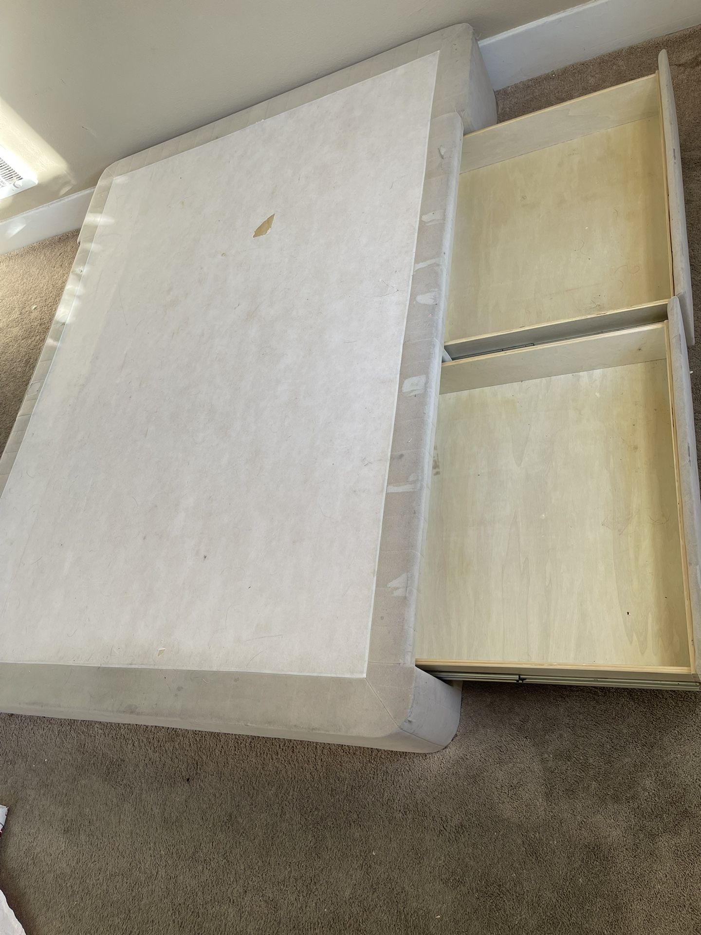 Box Spring Mattress With Drawers !