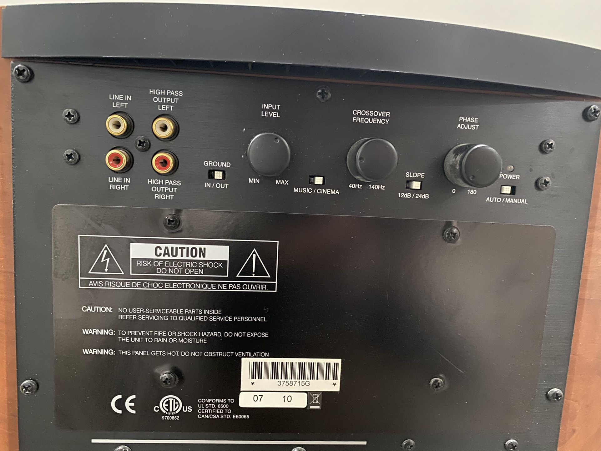 KEF ブラック サブウーファー PSW2500 KEF サブウーファー PSW2500 黒