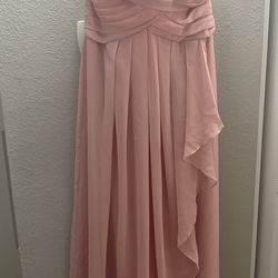 Pink David’s Bridal Gown
