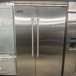 Viking Professional Side By Side Built In 48” Refrigerator 